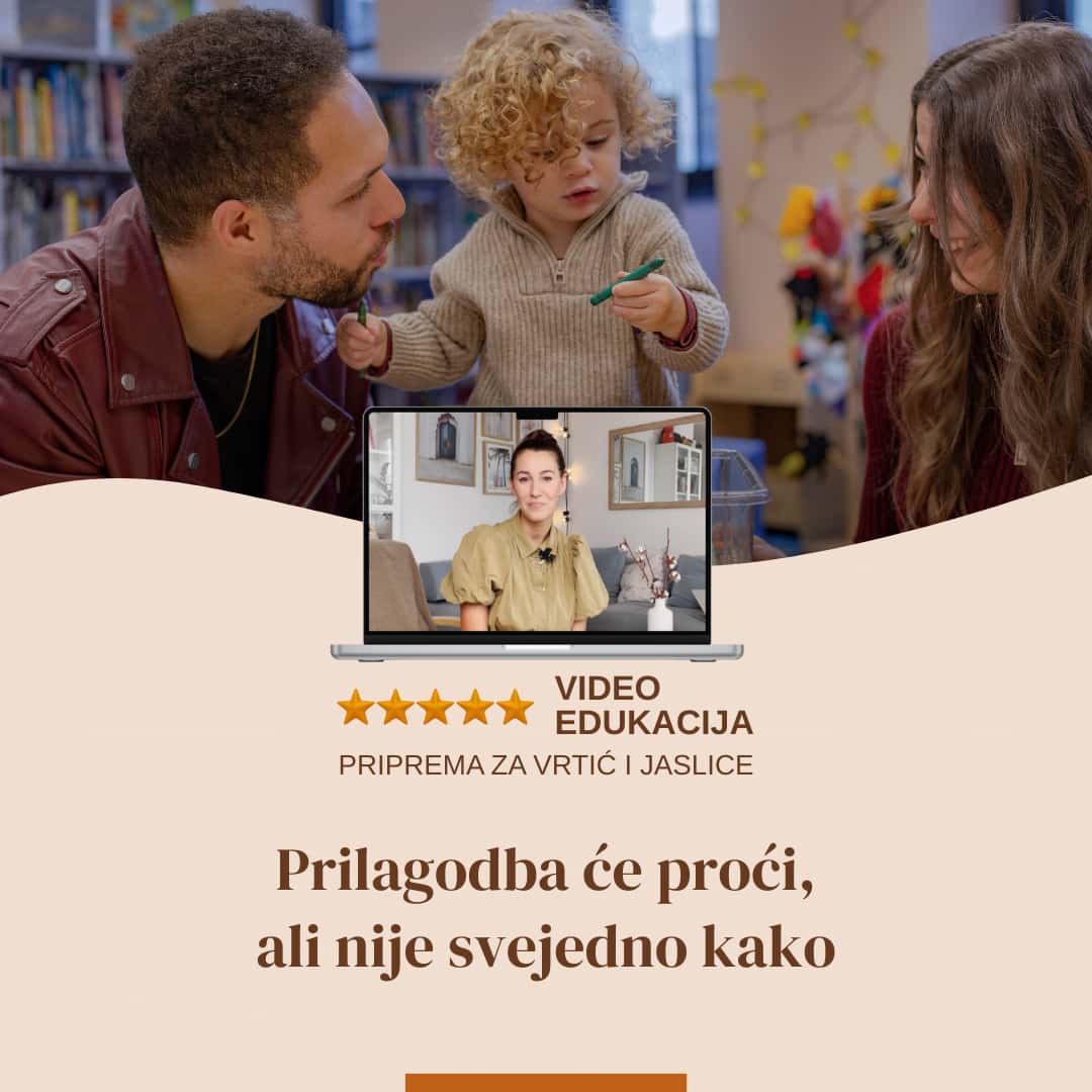Edukacija: Priprema za jaslice i vrtić