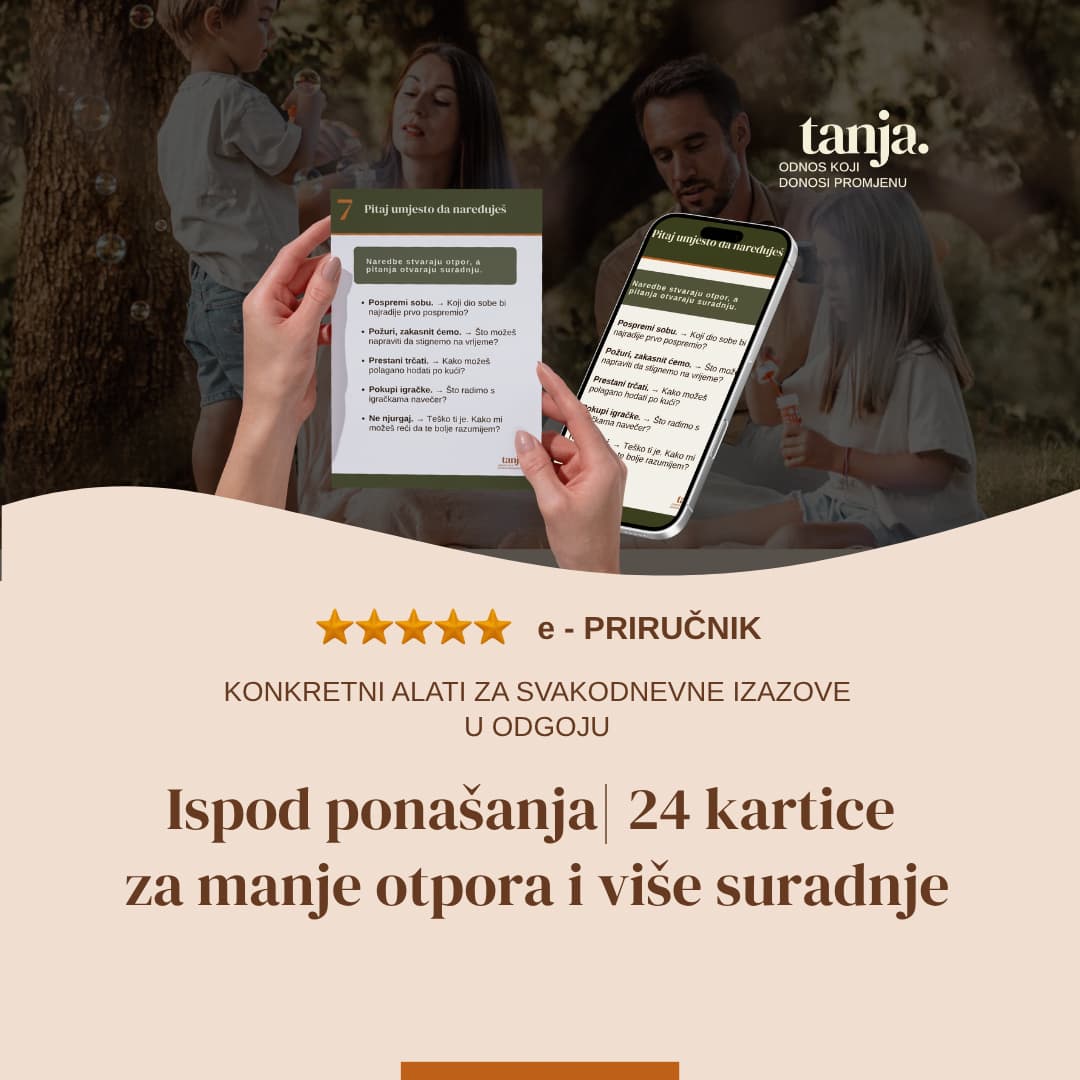 e-Priručnik: Ispod ponašanja - 24 kartice za manje otpora i više suradnje